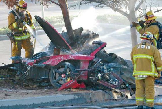 accidente Paul Walker