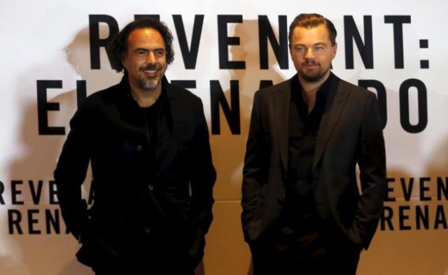 El director González Iñárritu y el actor Leonardo DiCaprio, otorgaron una conferencia de prensa en México