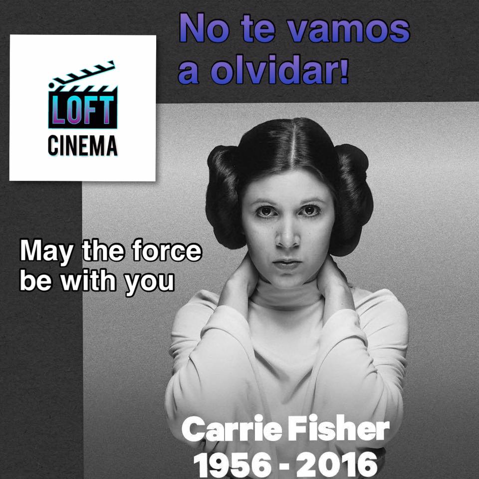 Fallece Carrie Fisher