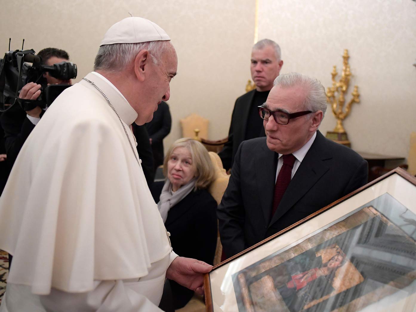 Scorsese con el Papa Francisco