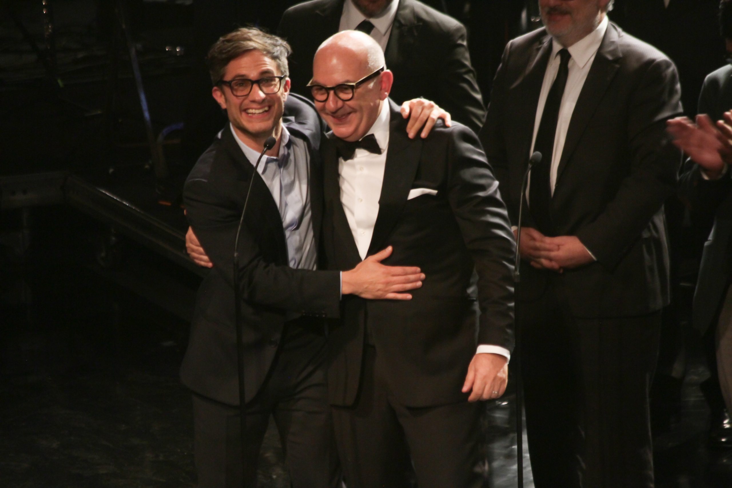 Gael García y Luis Gnecco felices por Neruda