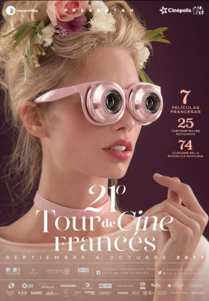 Cartel del Tour de Cine Francés 2017