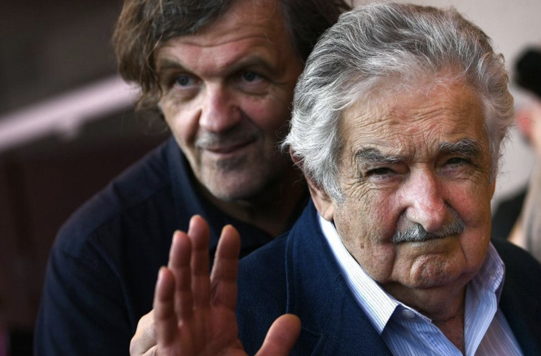 José Mujica y Emir Kusturica en Venecia