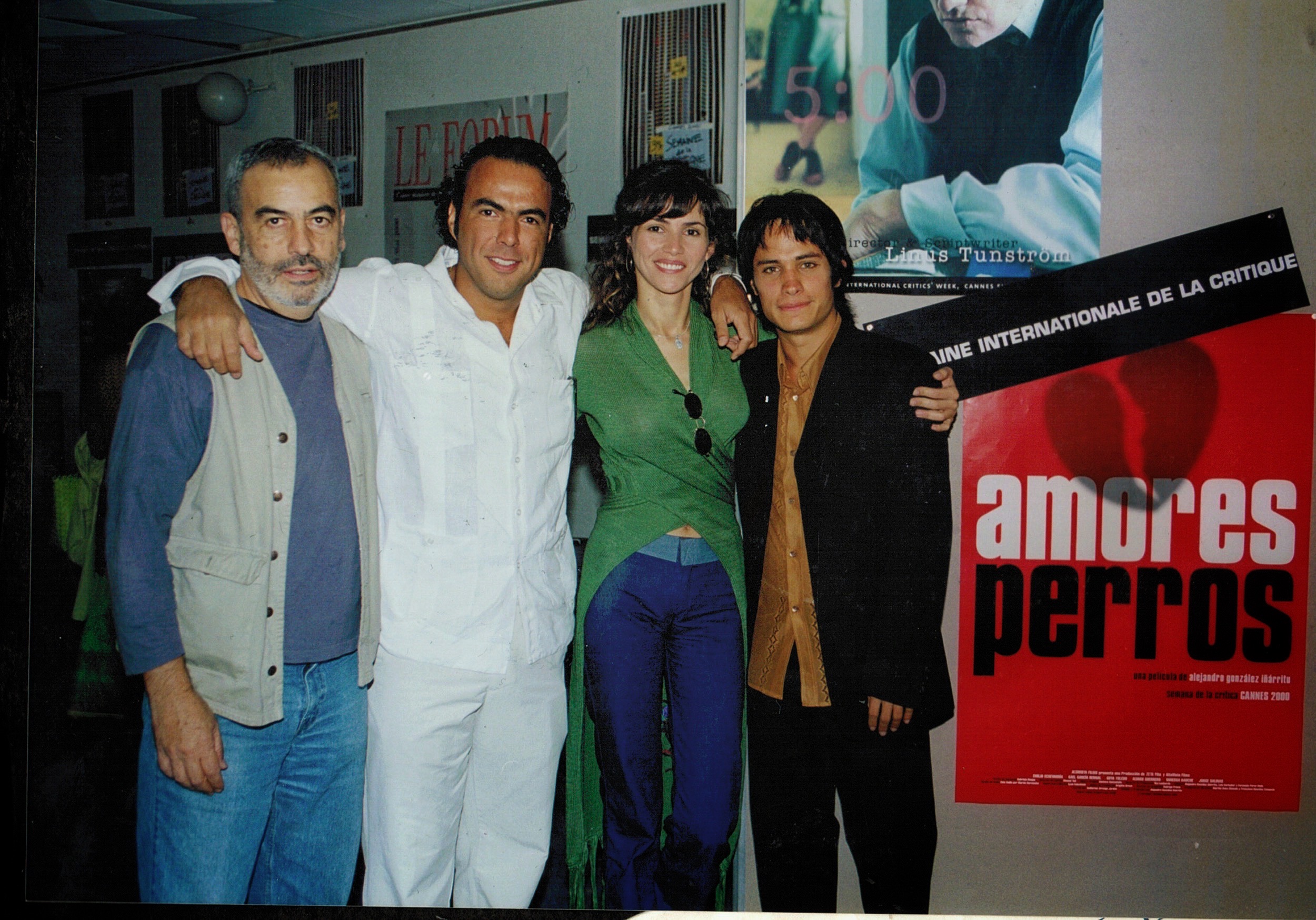 Emilio Echevarría, Alejandro G. Iñárritu, Goya Toledo, Gael García Bernal